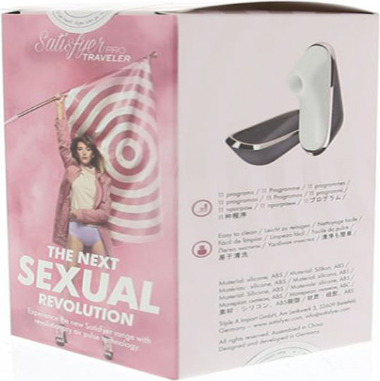 Satisfyer Pro Traveler Аспиратор Вагина с вибрация Черен 1бр