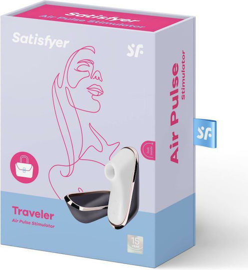 Satisfyer Pro Traveler Аспиратор Вагина с вибрация Черен 1бр