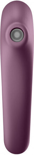 Satisfyer Dual Kiss Sauger Vagina mit Vibration Wine Red 1Stück
