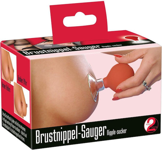 You2Toys Nipple Sucker Αναρροφητής Θηλών Red