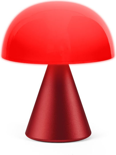 Lexon Mina Medium Lustră Decorativă Ciupercă Roșu