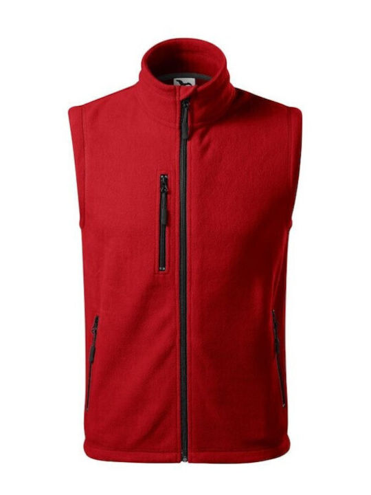 Sleeveless Jacket Red