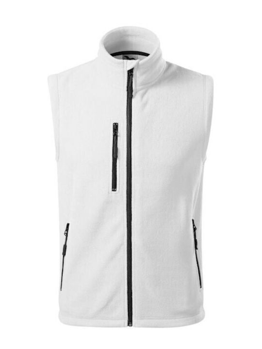 Ανδρική Ζακέτα Fleece Λευκή