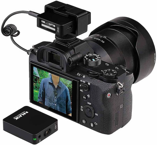 NU-X B-10 Vlog Set Drahtlos Δυναμικό Mikrofon Πέτου, Clip On für Kamera