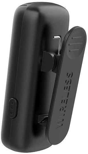 Ulanzi J12 for iPhone Σετ Ασύρματο Πυκνωτικό Μικρόφωνο Πέτου, Clip On για Κινητό