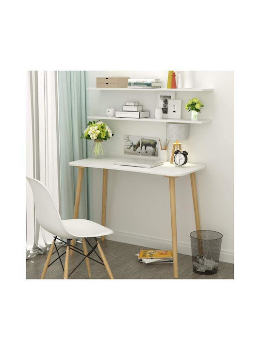 Desk White 80x40x73cm