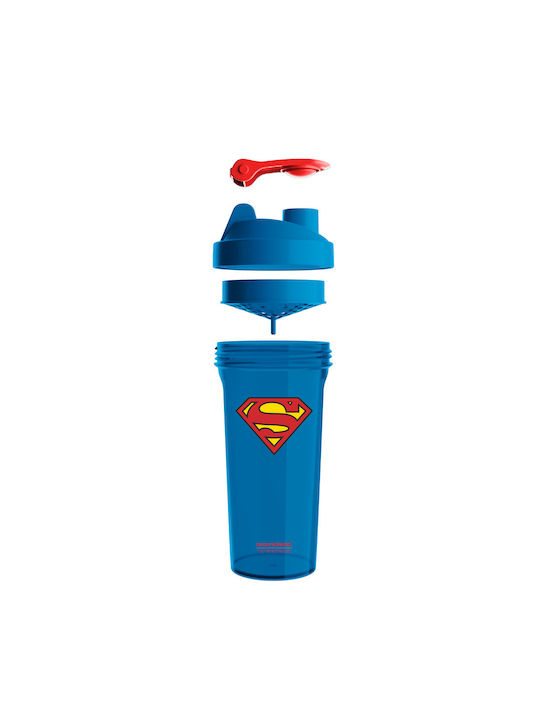 SmartShake Superhero Lite Superman Shaker Protein 800ml Kunststoff Blau
