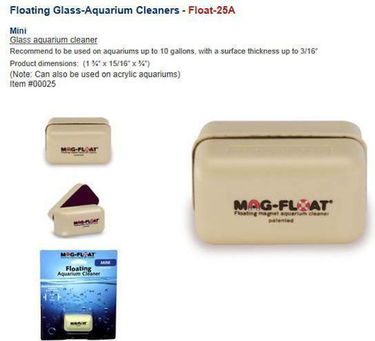 Mag-Float Magnet Aquarium for Acrylic Mini 45x45cm