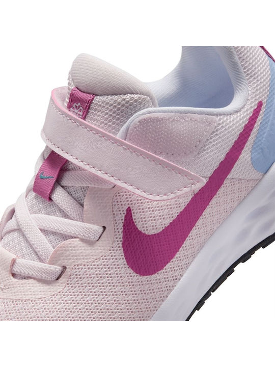 Revolution Revolution 6 PSV Kids Sports Shoes Running with Hoop & Loop Closure Pink