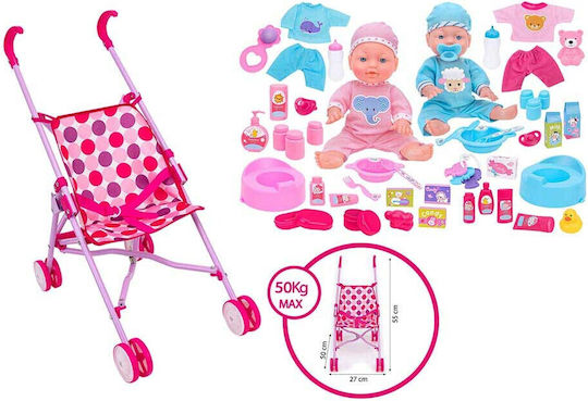 Globo Globo Baby-Puppen-Set Anna & Andrea Für 2+ Jahre