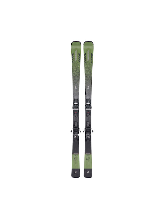 K2 Bărbați Clăpari Ski în Culoare Verde cu Legături Fixarea M3 11 Compact Quikclik 2023
