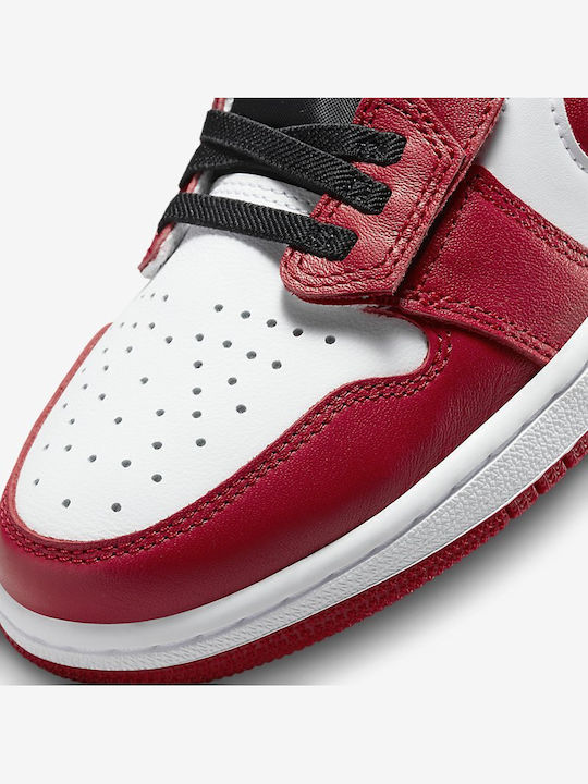 Air  1 Retro Low FlyEase Herren Sneakers White / Black / Gym Red