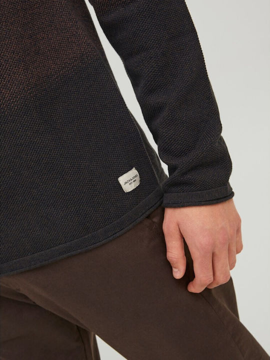 Long Sleeve Sweater Ombre Brown