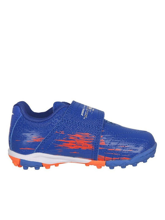 Super Copa Kids Indoor Soccer Shoes without Laces Blue