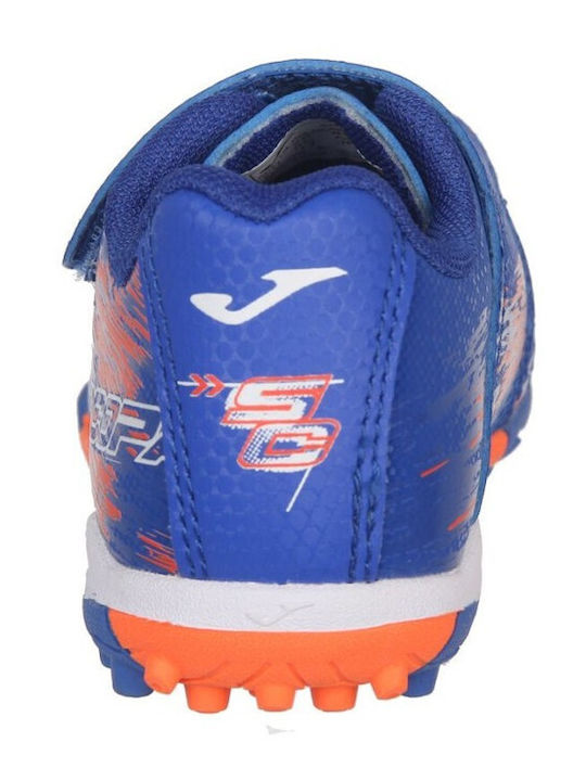 Super Copa Kids Indoor Soccer Shoes without Laces Blue