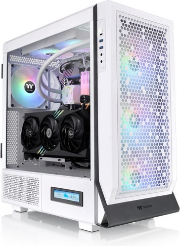 Thermaltake Ceres 500 TG ARGB Gaming Middle Tower Cutie de calculator Zăpadă