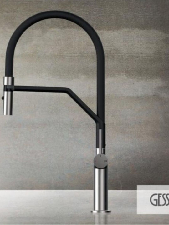Gessi Stello Ψηλή Σπαστή Πάγκου Inox