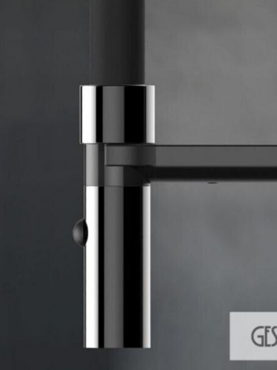Gessi Proton Ψηλή Σπαστή Μπαταρία Κουζίνας Πάγκου Μαύρη