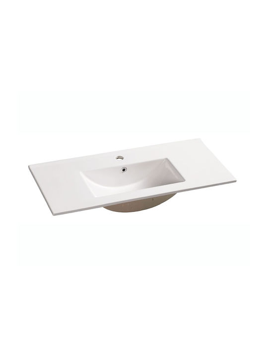 Ceramita MG 100 Încorporat Chiuvetă Porțelan 100x39x18cm Alb