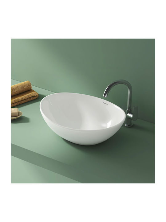 Soncera Crusi Vessel Sink Porcelain 41x33x14.5cm White