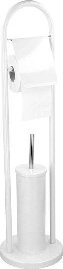 Alpina Appliances Metal Bathroom Accessory Set White 2pcs