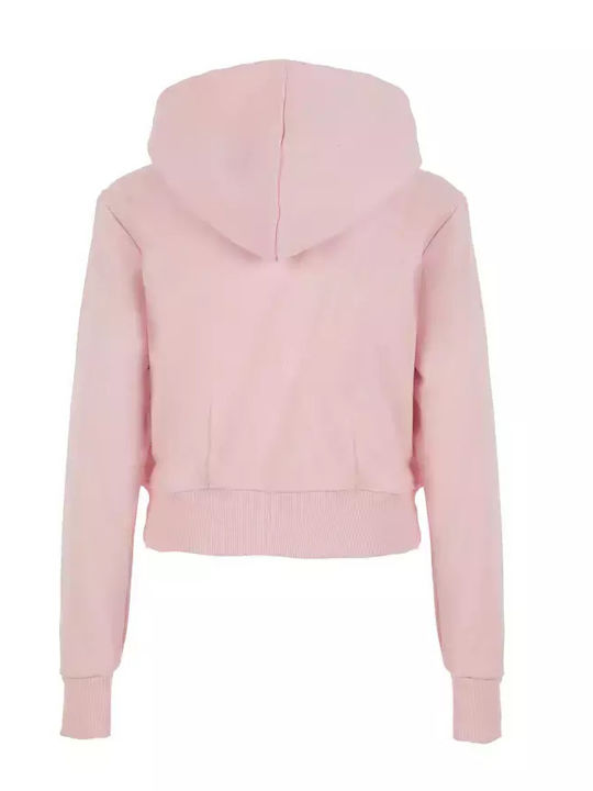 Fila Kids Sweatshirt with Hood Pink Deppy