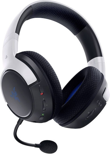 Razer Kaira Hyperspeed PlayStation Ασύρματο Over Ear Gaming Headset με σύνδεση USB Licensed Black/White for PS5 / PC
