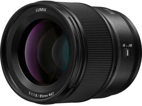 Panasonic Full Frame Camera Lens LUMIX S 85mm F1.8 Telephoto for Leica L Mount Black