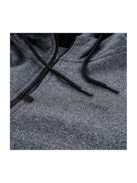 Chiano Cardigan With Gray Hood