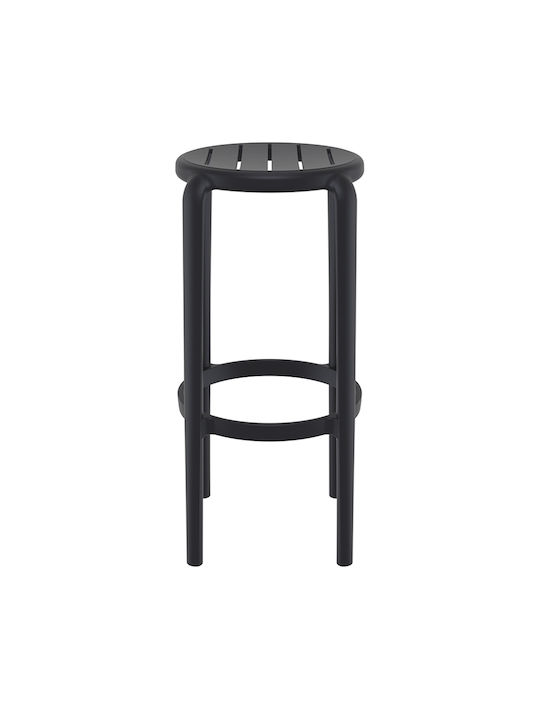 Stool for Bar Outdoor Tom Black 36x36x75cm