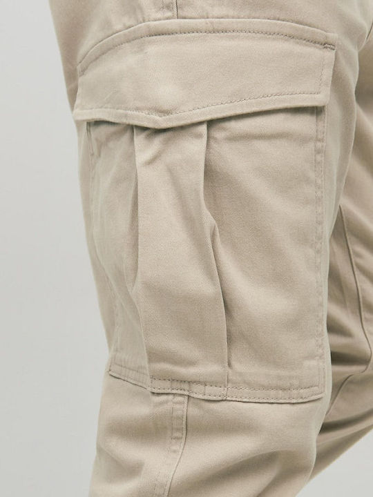 MARCO Trousers Cargo Elastic in Slim Fit Oxford Tan