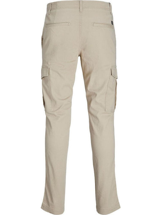 MARCO Trousers Cargo Elastic in Slim Fit Oxford Tan