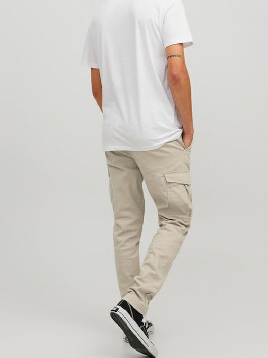 MARCO Trousers Cargo Elastic in Slim Fit Oxford Tan
