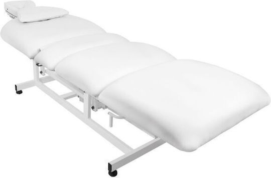 Metallic White Massage and Physiotherapy Bed 219x70cm