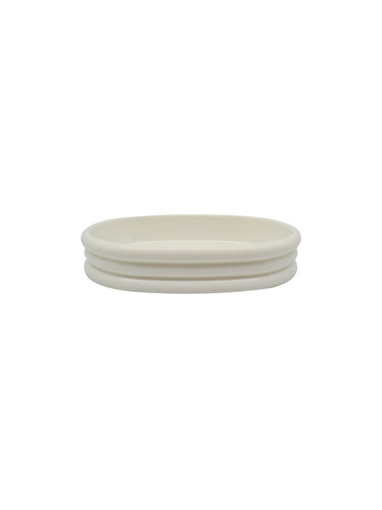 Ankor Plastic Soap Dish Countertop White