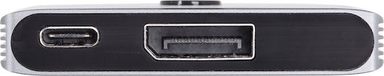 Unitek Двупосочен превключвател 8K DisplayPort V1609A KVM и превключвател на данни V1609A
