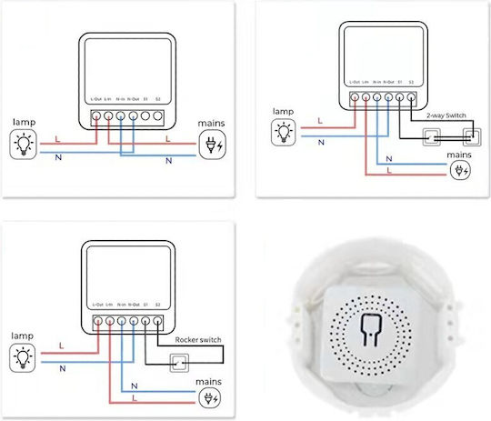 Aubess Intelligenter Schalter Wi-Fi 16A