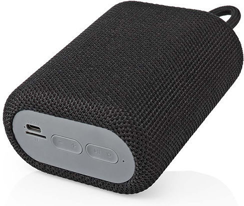 Nedis Bluetooth Speaker 5W with Battery Life up to 7 hours Black SPBT2005BK