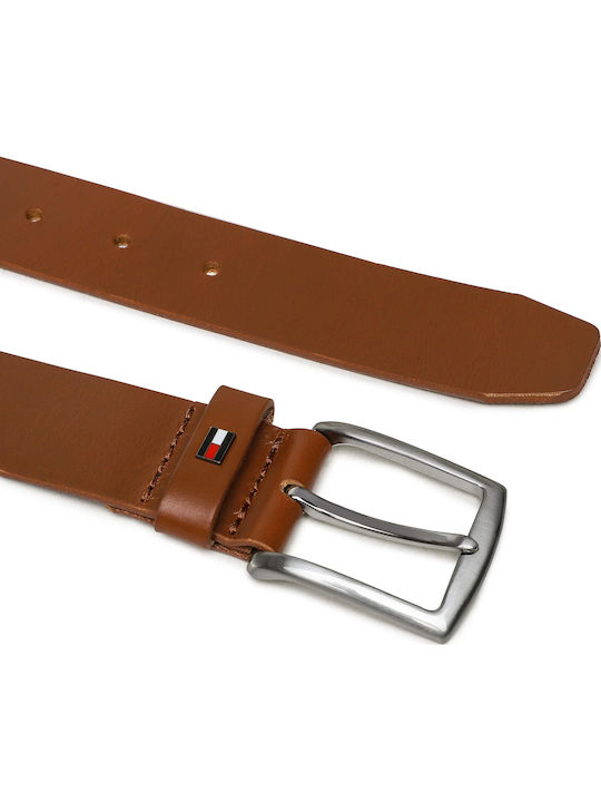 Tommy Hilfiger Denton 3.5 Ανδρική Ζώνη Δερμάτινη Ταμπά