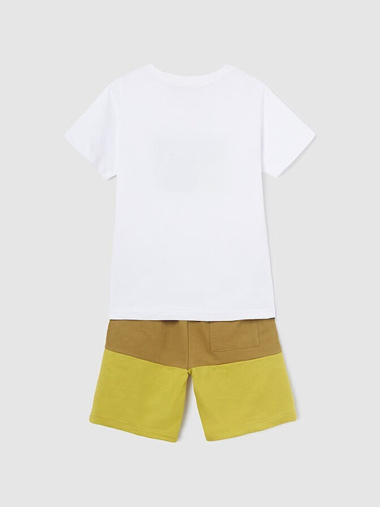 Mayoral Kids Set with Shorts Summer 2pcs White