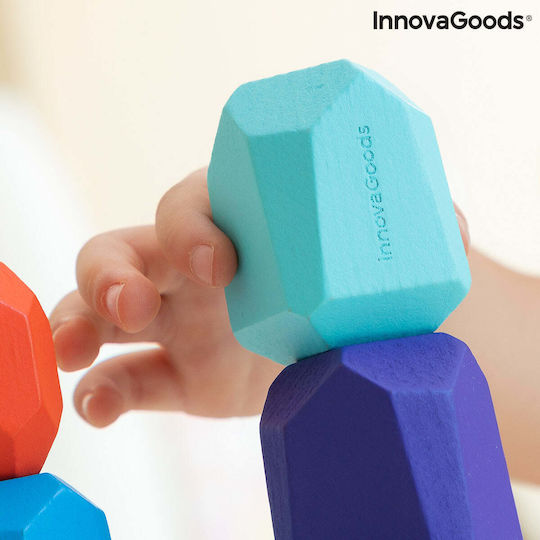 BS Toys Παιχνίδι Στοίβαξης Balancing Stones από Ξύλο για 36+ Μηνών