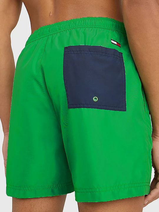 Tommy Hilfiger Men's Swimwear Shorts Green with Patterns