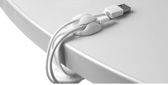 Inofix 7107-2 Кабелни клипсове за организиране 1бр Бял