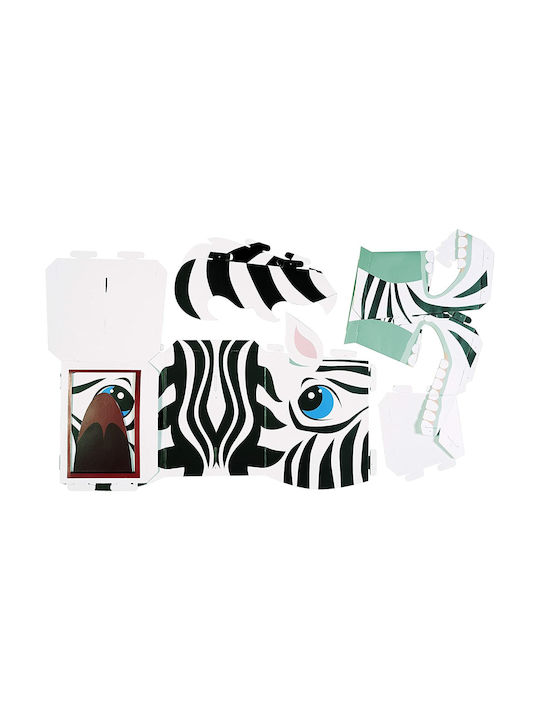 Carnaval Mască Față Zebra 3D - Zebra 3D