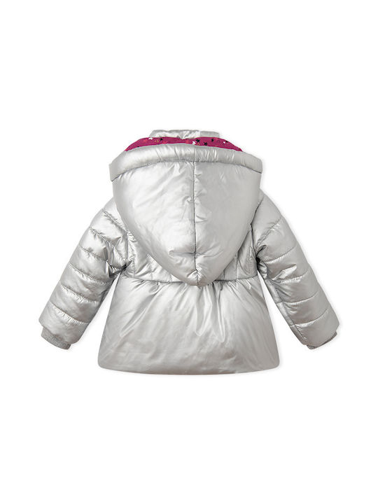 Tuc Tuc Kids Casual Jacket short Hooded Silver