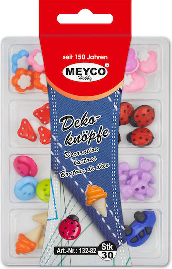 Meyco Din plastic Element decorativ pentru proiecte DIY 30buc