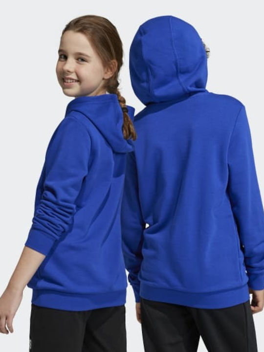 Kids Sweatshirt with Hood and Pockets Blue Big Essentials