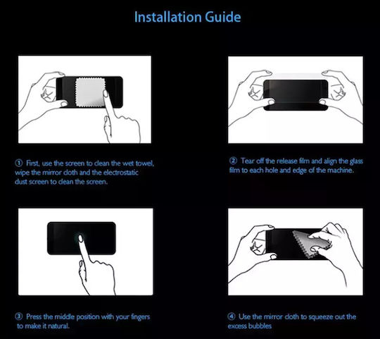 3D Vollkleber Vollflächig gehärtetes Glas Schwarz (Redmi A1) 3800165037862