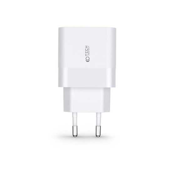 Tech-Protect Φορτιστής Χωρίς Καλώδιο με Θύρα USB-A και 2 Θύρες USB-C 65W Power Delivery / Quick Charge 3.0 Μαύρος