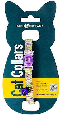 Deluxe Nylon Cat Collar with Safety Release - 1 × 20-30cm Purple-Lahanni